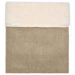 Koeka Couverture de berceau Teddy Montreal Moss | Petite couverture 100x75 cm