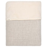 Koeka couverture pour berceau Teddy Rivoli - Stone | couverture 100x75 cm