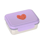 Lässig boîte à déjeuner / lunchbox en acier inoxydable Little Gang - Heart Lilac