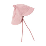 Huttelihut Chapeau d’été en mousseline avec oreilles – chapeau bébé léger – rose