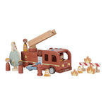 Little Dutch Coffret camion de pompiers en bois - Essentials