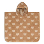 Jollein Poncho de bain en éponge jacquard Teddy Bear