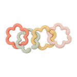 Jollein Anneaux de jouet en silicone Flowers