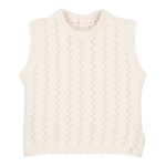 Little Dutch haut en maille crème