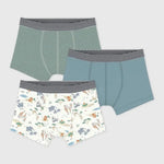 Petit Bateau Ensemble de boxers en coton à imprimé savane pour enfants