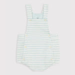 Petit Bateau | Grenouillère bébé rayée en éponge de coton