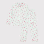 Petit bateau | Pyjama en coton noué à imprimé pour enfants