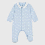Petit Bateau | Pyjama bébé en coton à col imprimé baleine