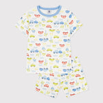 Petit Bateau | Pyjama courte en coton pour enfant imprimée de petites voitures