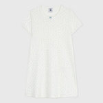 Petit Bateau | Chemise de nuit en coton à manches courtes avec imprimé cœurs pour enfants