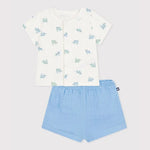 Petit Bateau | Petit ensemble deux pièces en coton à imprimé animal