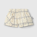 Short ajusté à fleurs