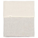 Couverture de berceau Koeka Rivoli 75x100 cm - stone