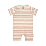 Lässig grenouillère bébé - beige rayé