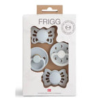 Pack de 4 premières tétines Frigg Moonlight Sailing - bleu clair