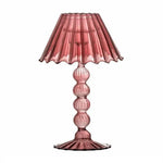 Bloomingville Cisco photophore en verre - rouge