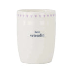 Mug à café Zusss Lieve Vriendin - Blanc