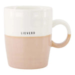 Zusss Tasse à thé Chérie - Blanc/Rose