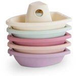 Mushie Bateaux de bain empilables | Jouets de bain - Petal