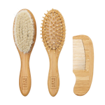 Ensemble de coiffure Meyco en bambou 3 pièces - Naturel