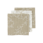 Meyco Langes hydrophiles 70x70cm - lot de 3 - Branches sable