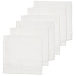 Meyco Serviettes de bouche 30X30cm lot de 6 en éponge - Blanc