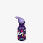 Klean Kanteen Kid Classic 355 ml - Bouchon sport Flip Licornes sautantes violet