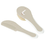 Bébé-jou Brosse et peigne - Taupe Soft Spring