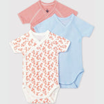Lot de 3 bodies fille 6 mois