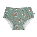 Couche de bain bébé Lässig - verte à imprimé chiens