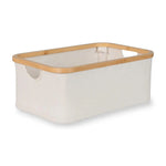 Quax Panier de rangement pour table à langer - 45 x 30 cm - Beige naturel