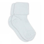 MPkids Chaussettes bébé côtelées en coton - Bleu