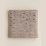 Hvid Blanket Bibi - Sand