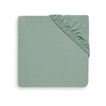 Jollein Drap-housse en jersey 75x95cm - vert cendré