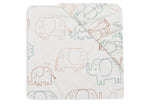Drap-housse en jersey Jollein 40/50x80/90cm - Elephant Tales