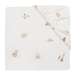 Jollein - Drap-housse jersey 70/75x140/150cm - Animal Friends