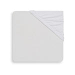 Drap-housse Jollein pour lit bébé 60 x 120 cm - jersey - blanc
