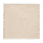 Jollein Couverture de berceau en mousseline 75x100cm Fringe Stripe - Biscuit/Ivoire