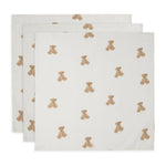 Jollein 3 langes hydrophiles 70x70 - Teddy Bear