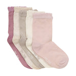 alt
Minymo lot de 5 paires de chaussettes - Rose/Shell