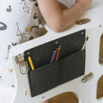 Ette Tete Trousse à crayons pour tour d’apprentissage Montessori Step N' SIT / rehausseur - Noir