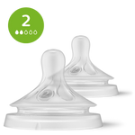 Tétines Philips Avent Natural Response 2 Slow – lot de 2