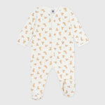 Petit Bateau Pyjama bébé en velours - Léopard