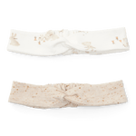 Bandeau Little Dutch lot de 2 Newborn Naturals - Sable/ Lapin bébé