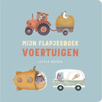 Little Dutch Livre pour enfants Mon livre à volets - Véhicules