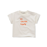 Sproet en Sprout T-shirt bébé Ice Cream Champ blanc cassé