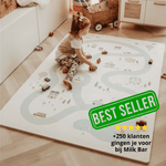 Play&Go Tapis de jeu puzzle - Eevaa 2In1 tapis puzzle/boîte de rangement - Village/Terrazzo | Foam