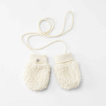 Moufles bébé - blanc cassé 6-12 mois