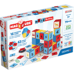 Geomag Magicub jouet magnétique pour construire des mots | 55 pièces