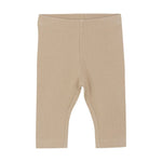 Huttelihut Legging en tissu côtelé - taupe clair